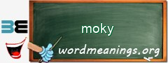 WordMeaning blackboard for moky